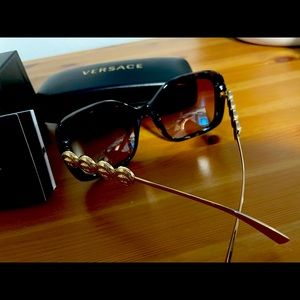 Versace 55mm Polarized Sunglasses purchased at Nordstrom and only used once!